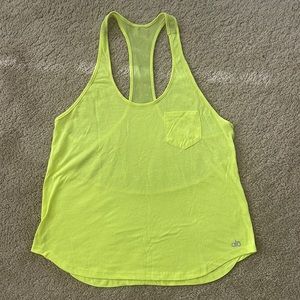 Alo mesh racerback tank